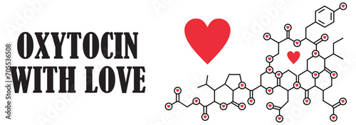 Oxytocin chemical Formula, hormone of love