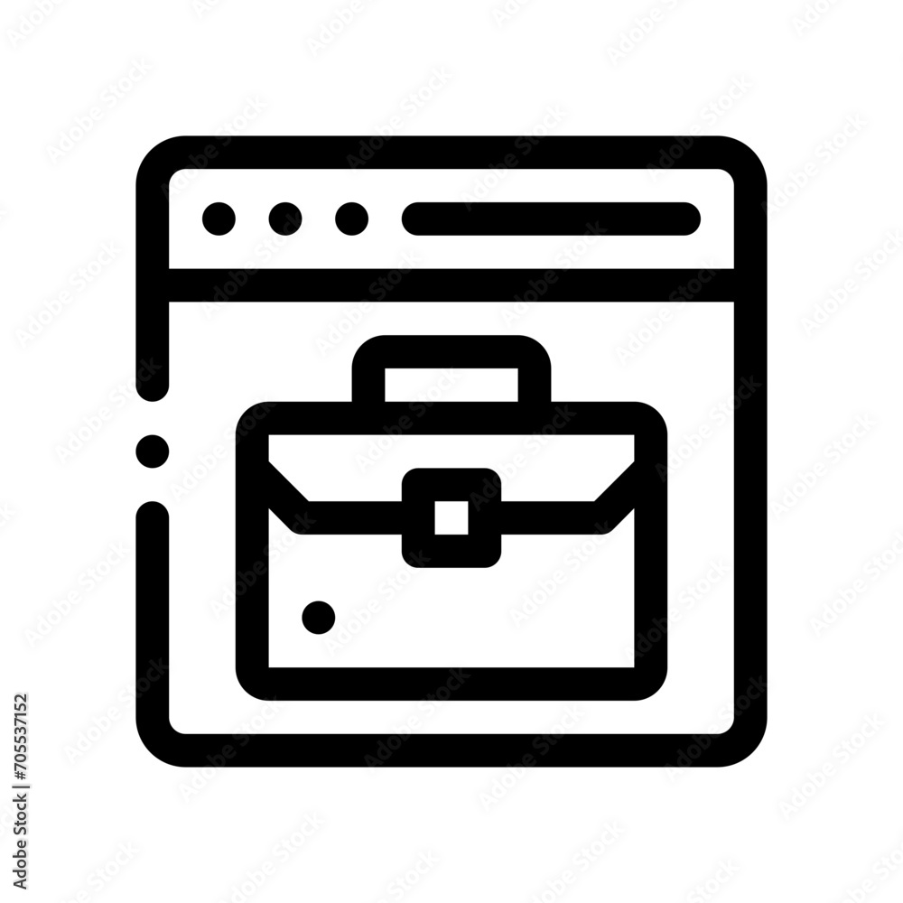 hiring line icon hiring line icon