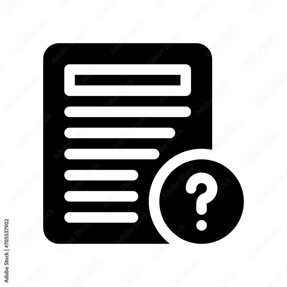 questionnaire glyph icon questionnaire glyph icon
