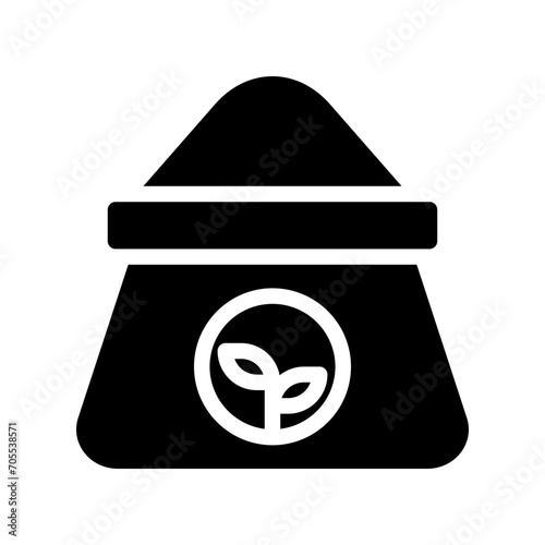 fertilizer glyph icon