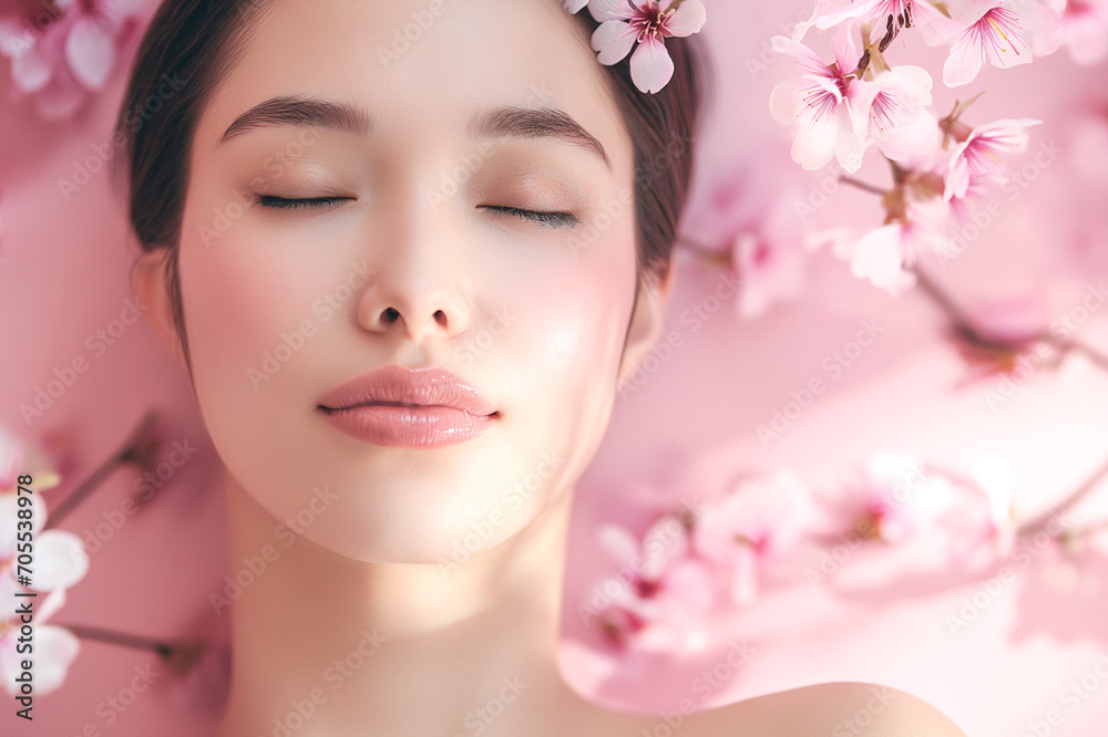 桜 春の美容イメージ(エステ・スキンケア) 桜 春の美容イメージ(エステ・スキンケア)