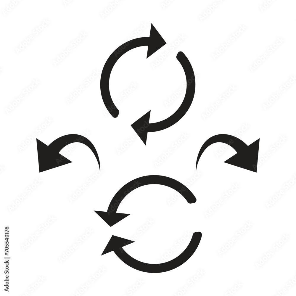 Vector different arrows icons design Vector different arrows icons design