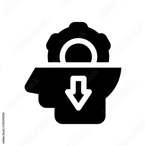 lack glyph icon