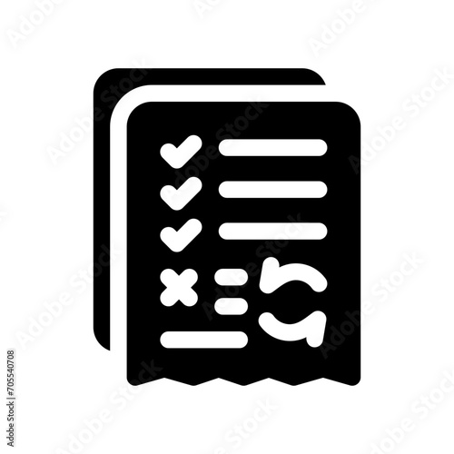 policy glyph icon