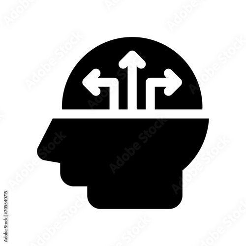 uncertainty glyph icon
