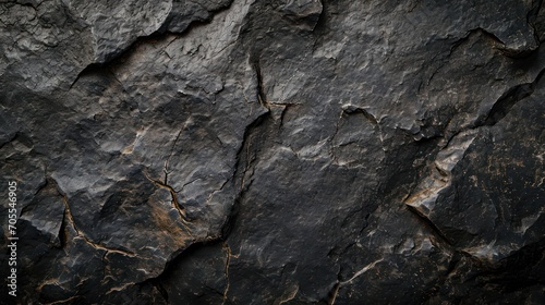 Wallpaper Mural A textured black stone background crafted from the rough, dark grey surface of a mountain, complete with cracks and ample space for creative design Torontodigital.ca