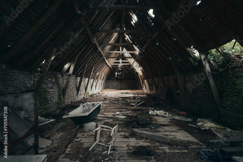 Grange abandonnée photo