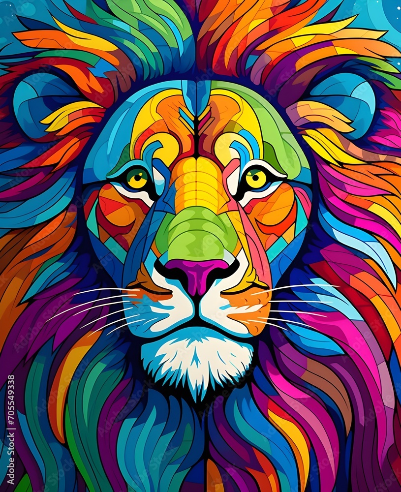 lion head illustration
Generative AI