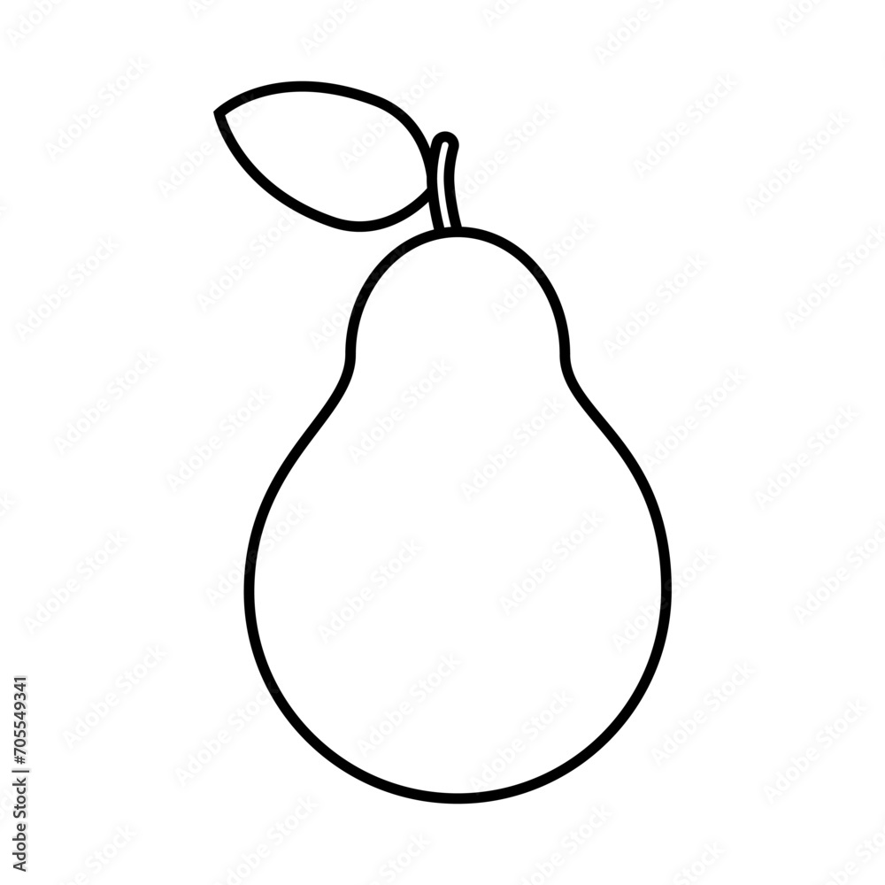 Pear icon vector. Fruits illustration sign. Vitamins symbol. Vegetarian logo. Food mark. Pear icon vector. Fruits illustration sign. Vitamins symbol. Vegetarian logo. Food mark.
