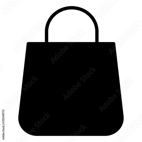 Bag solid glyph icon