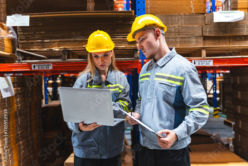Professional worker team in...
