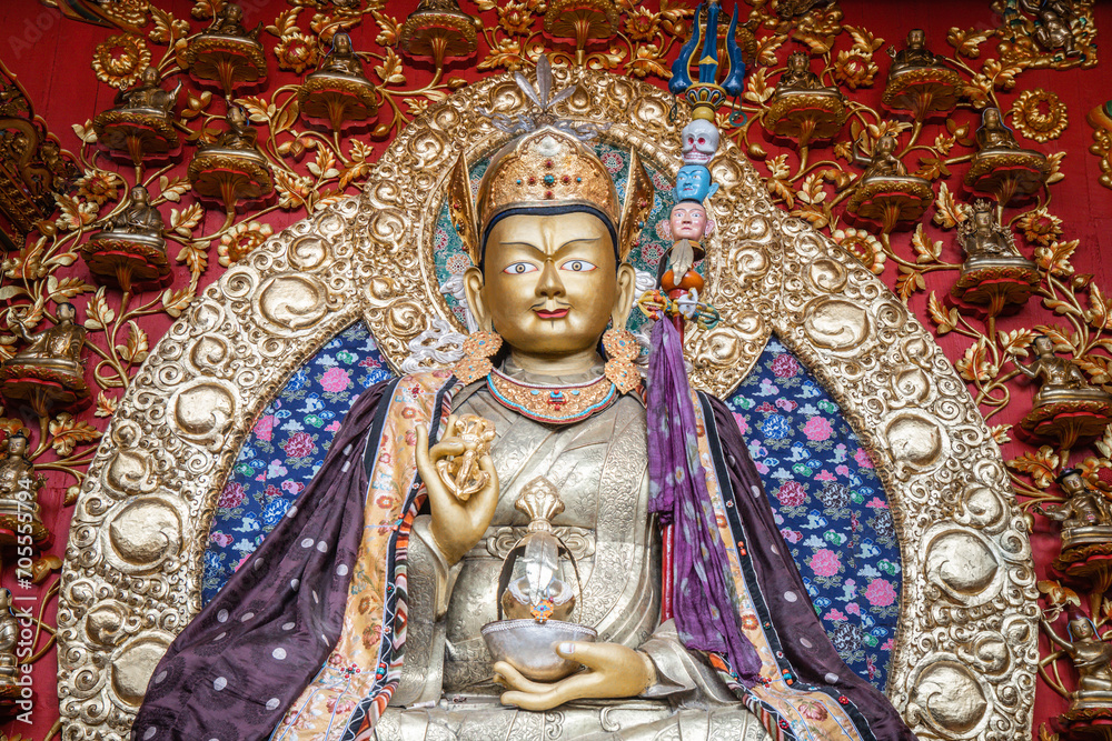 Padmasambhava Guru Rimponche, Thangkas, Buddhist Art, Tibetan Buddhism