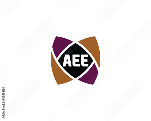 AEE LOGO DESIGN VECTOR TEMPLATE photo