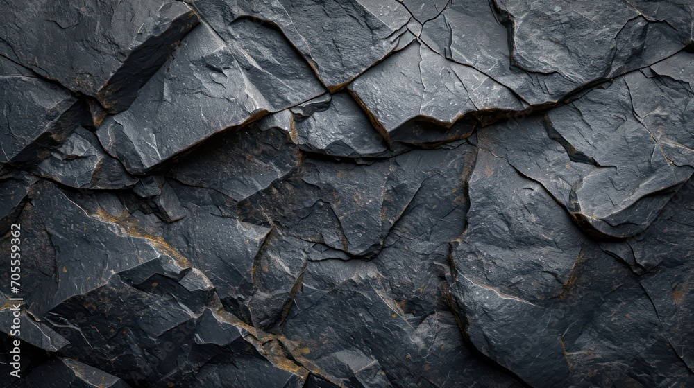 Textured black stone background created by a dark grey, rugged mountain surface with prominent cracks. Designers have plenty of space for creativity.
Textured black stone background created by a dark grey, rugged mountain surface with prominent cracks. Designers have plenty of space for creativity.