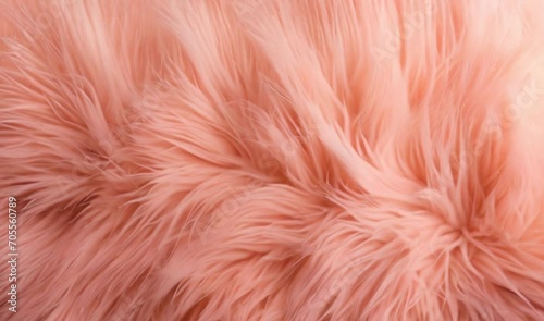 fluffy texture of peach color background photo