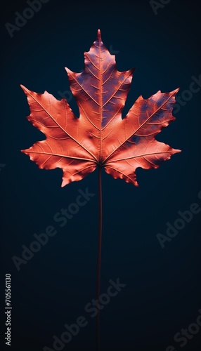 4K Colorful leaf AMOLED Wallpaper for Mobile Created with generative Ai