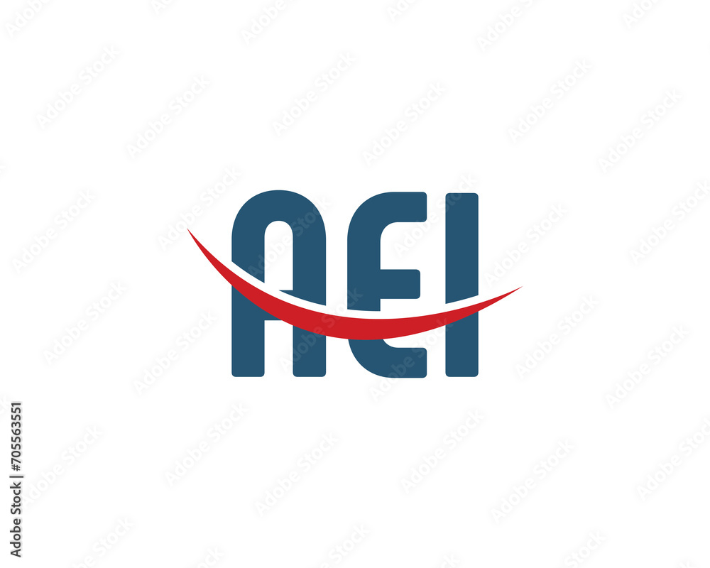 Fototapeta premium AEI LOGO DESIGN VECTOR TEMPLATE