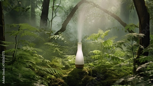 Natural air humidifiers in the room make it cool and comfortable photo