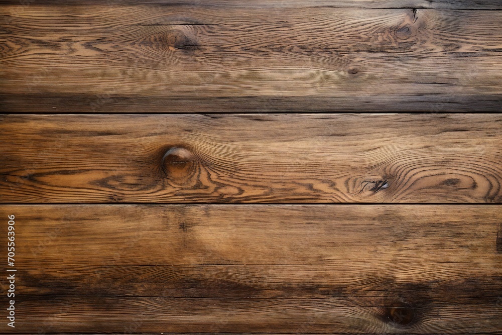 custom made wallpaper toronto digitalWood plank top desk background, above view. Closeup grunge brown wooden oak table Generative AI