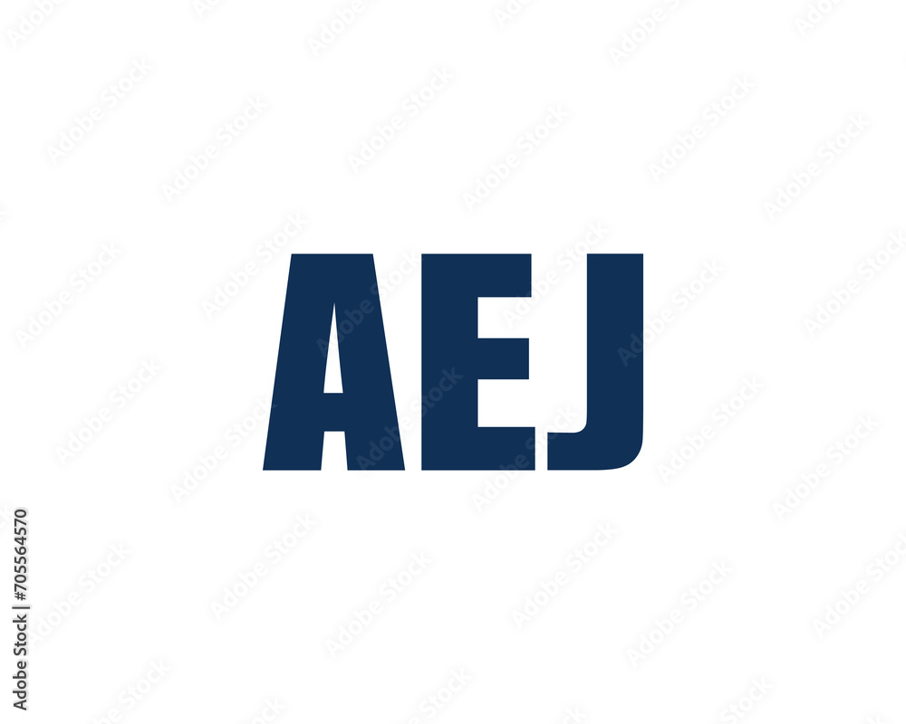 AEJ LOGO DESIGN VECTOR TEMPLATE