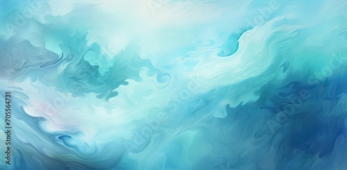 A painting of a colorful swirl of blues  in the style of textured backgrounds.