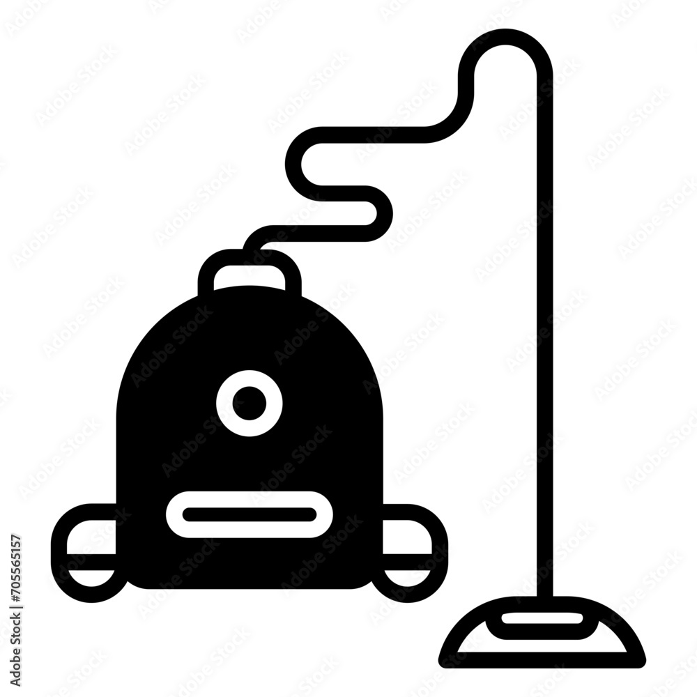 Obraz premium Vacuum Cleaner solid glyph icon