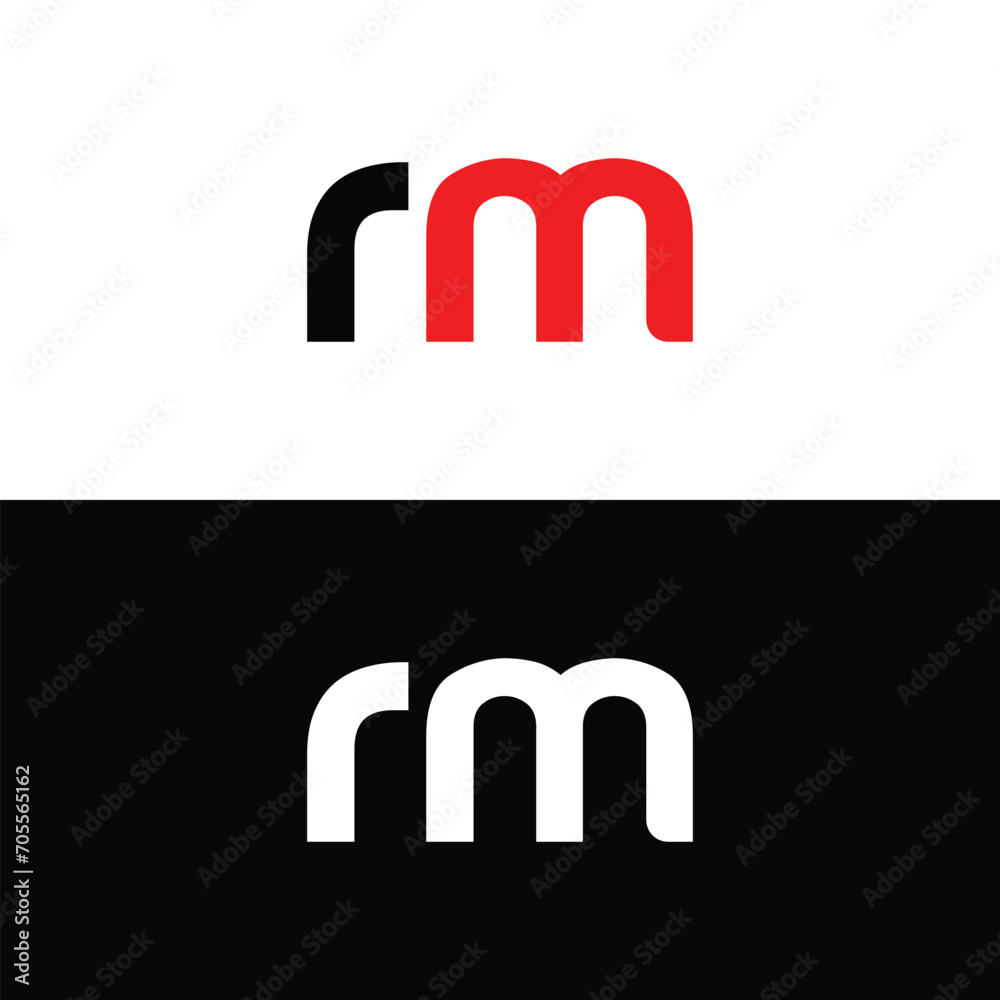 Monogram RM Letter Logo Design. Usable for Business Logo. Logo Element Monogram RM Letter Logo Design. Usable for Business Logo. Logo Element