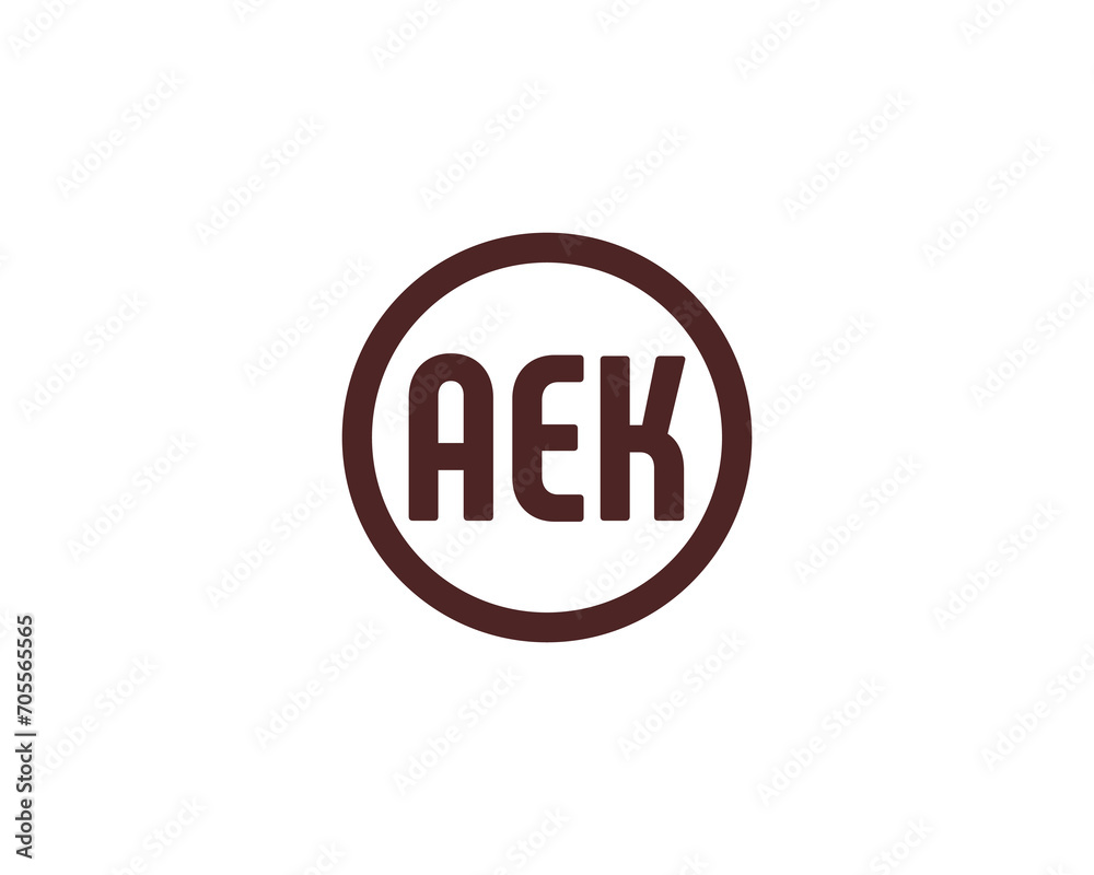 AEK LOGO DESIGN VECTOR TEMPLATE AEK LOGO DESIGN VECTOR TEMPLATE