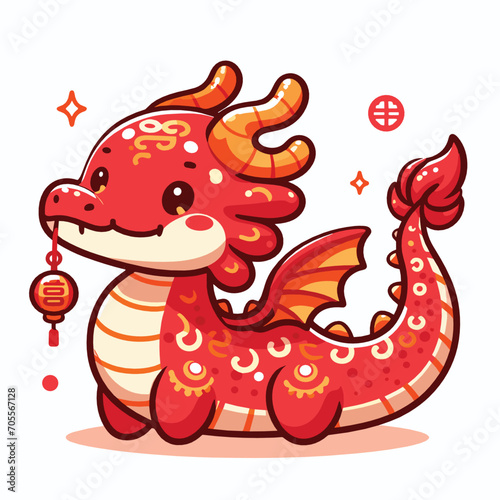 Welcome the Chinese New Year with our 2024 Dragon Icon! This charming design features a stylized dragon, a symbol of power, strength, and good luck in Chinese culture.