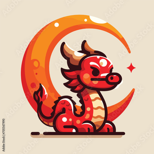 Welcome the Chinese New Year with our 2024 Dragon Icon! This charming design features a stylized dragon, a symbol of power, strength, and good luck in Chinese culture.