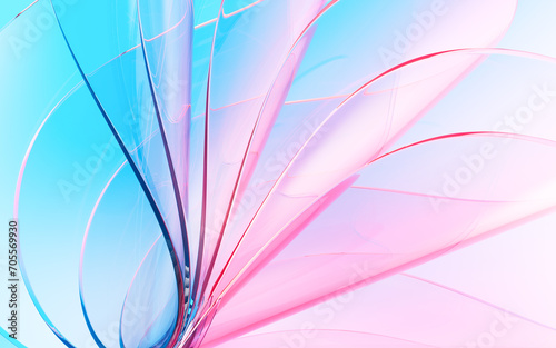 Fototapeta Naklejka Na Ścianę i Meble -  Abstract glass background, 3d rendering.