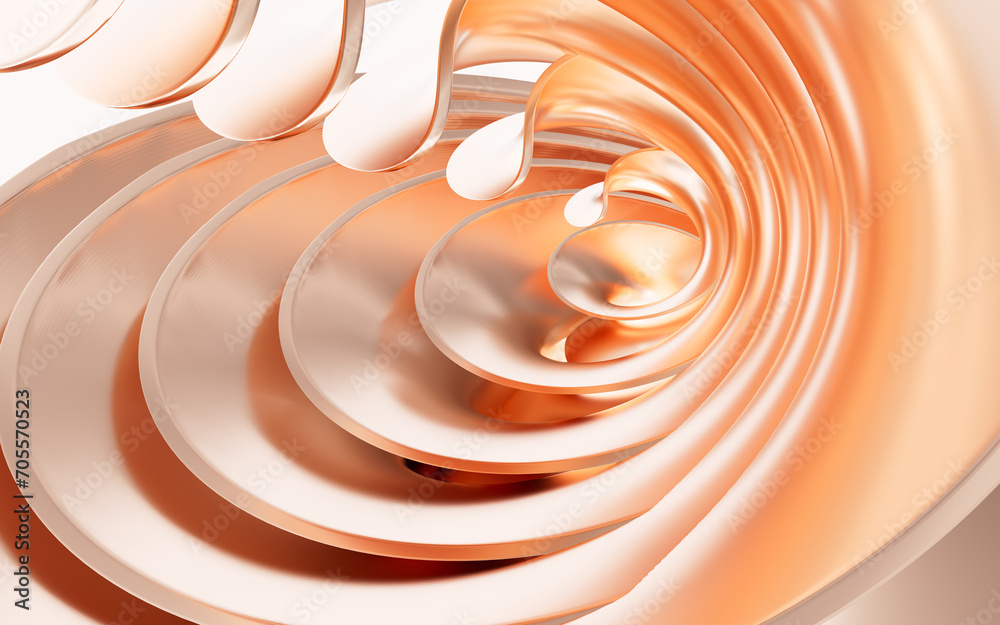 Abstract metal curve background,3d rendering. Abstract metal curve background,3d rendering.