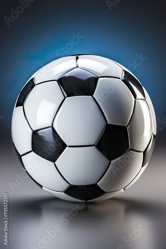 soccer ball on black
