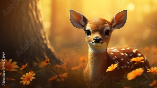 deer in the forest