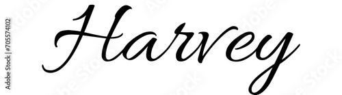 Harvey - black color - name - ideal for websites, emails, presentations, greetings, banners, cards, books, t-shirt, sweatshirt, prints, cricut, silhouette,	