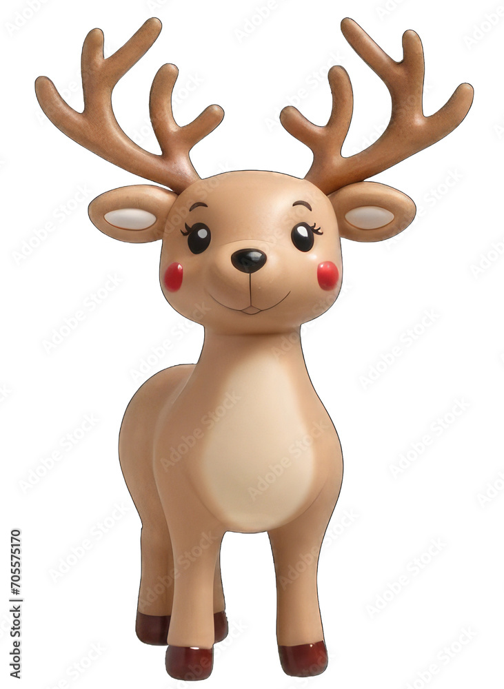 reindeer with nose Christmas  reindeer
