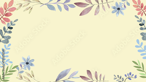 Happy Valentine - leaf and palm background