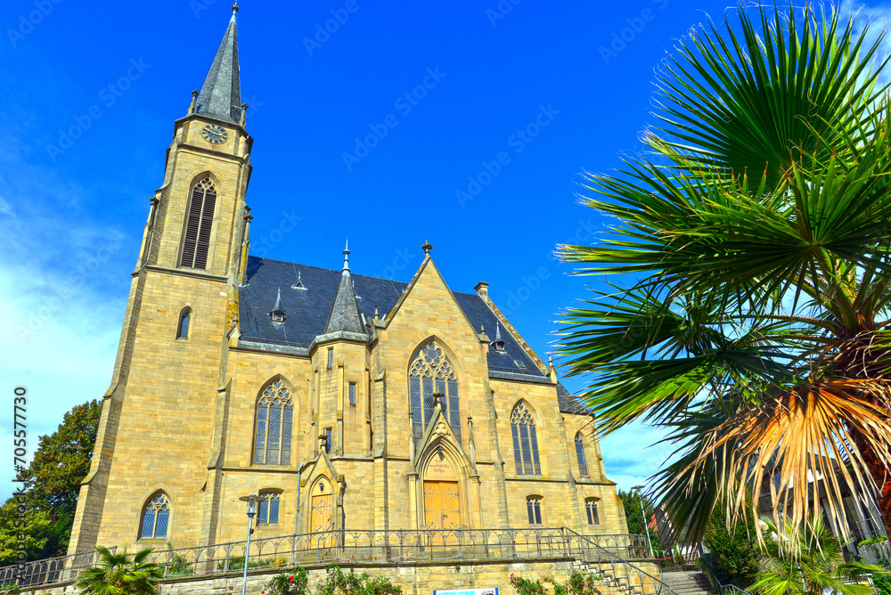 Fototapeta premium Stadtkirche Bad Rappenau