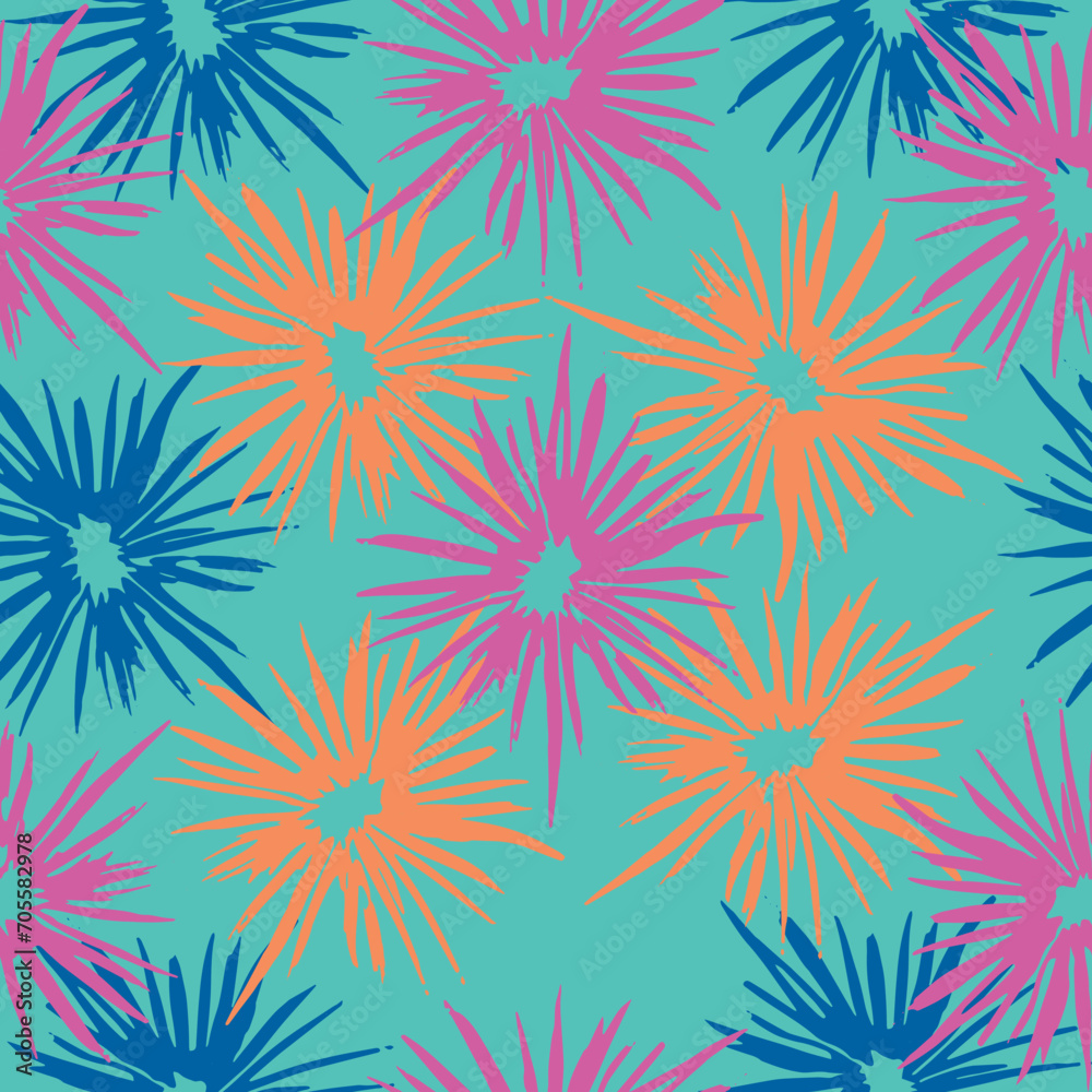  Collage contemporary seamless pattern.
