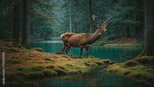 deer in the woods © Sohaib