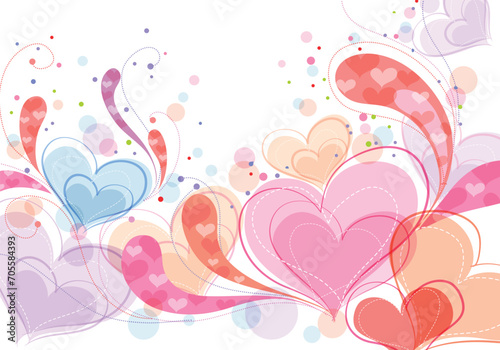 love heart wedding valentines romantic sweet cute decor background celebration party wallpaper element