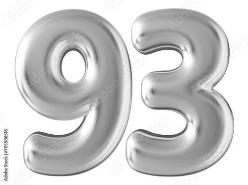 Silver 3d number 93