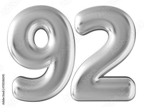 Silver 3d number 92