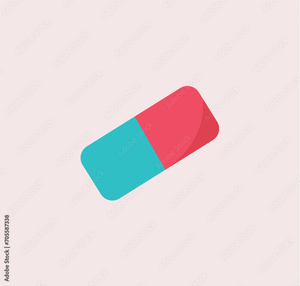 School element of colorful set. Versatile design of this erase suitable for educational materials, stationery promotions, or any content related to learning and creativity. Vector illustration. School element of colorful set. Versatile design of this erase suitable for educational materials, stationery promotions, or any content related to learning and creativity. Vector illustration.