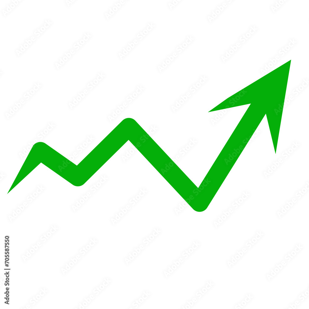 green arrow graph growth