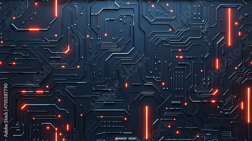 Circuit board processor background, future technology concept background material