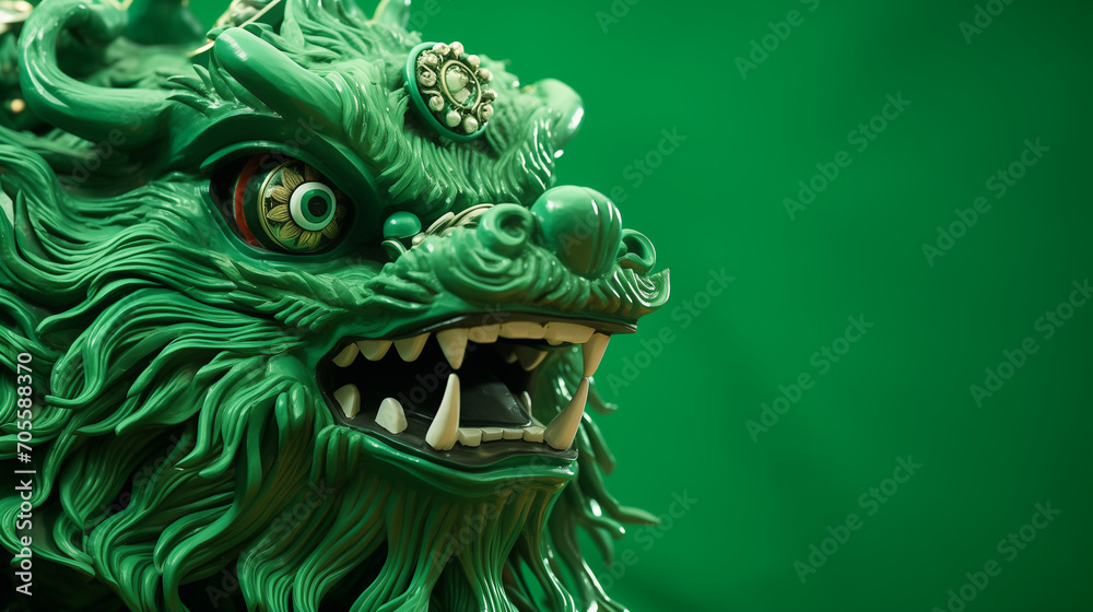 chinese new year,lion dance isolated,wall Red, yellow, green chinese new year,lion dance isolated,wall Red, yellow, green