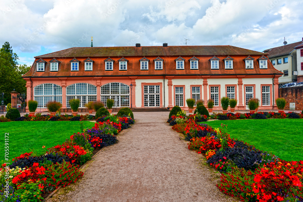 Lustgarten und Orangerie in Erbach (Odenwald)