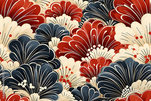 Classical pattern, retro style texture pattern decorative illustration