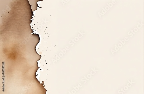 Coffee Stains texture background with Generative AI.